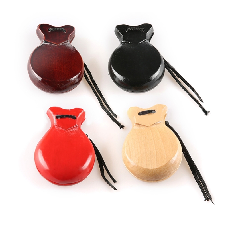 Castanet Flamenco - 2Pcs Traditional Castanet Spanish Castanets Flamenco