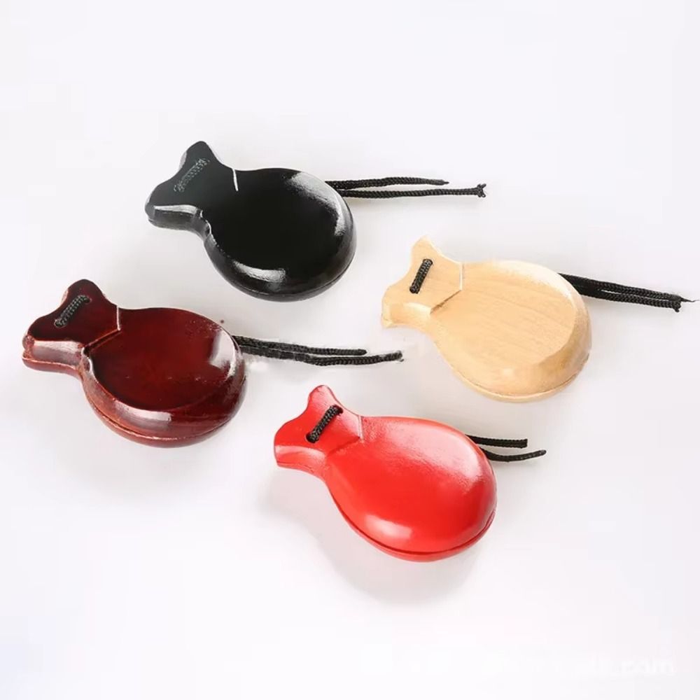 Castanet Flamenco - Wooden Spanish Castanets Traditional Hand Clapper