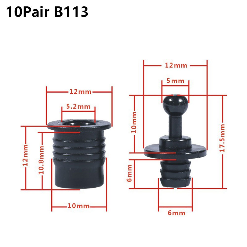 Musical Instrument Diy - 10Pairs Screw Clip Speaker Grill Pegs