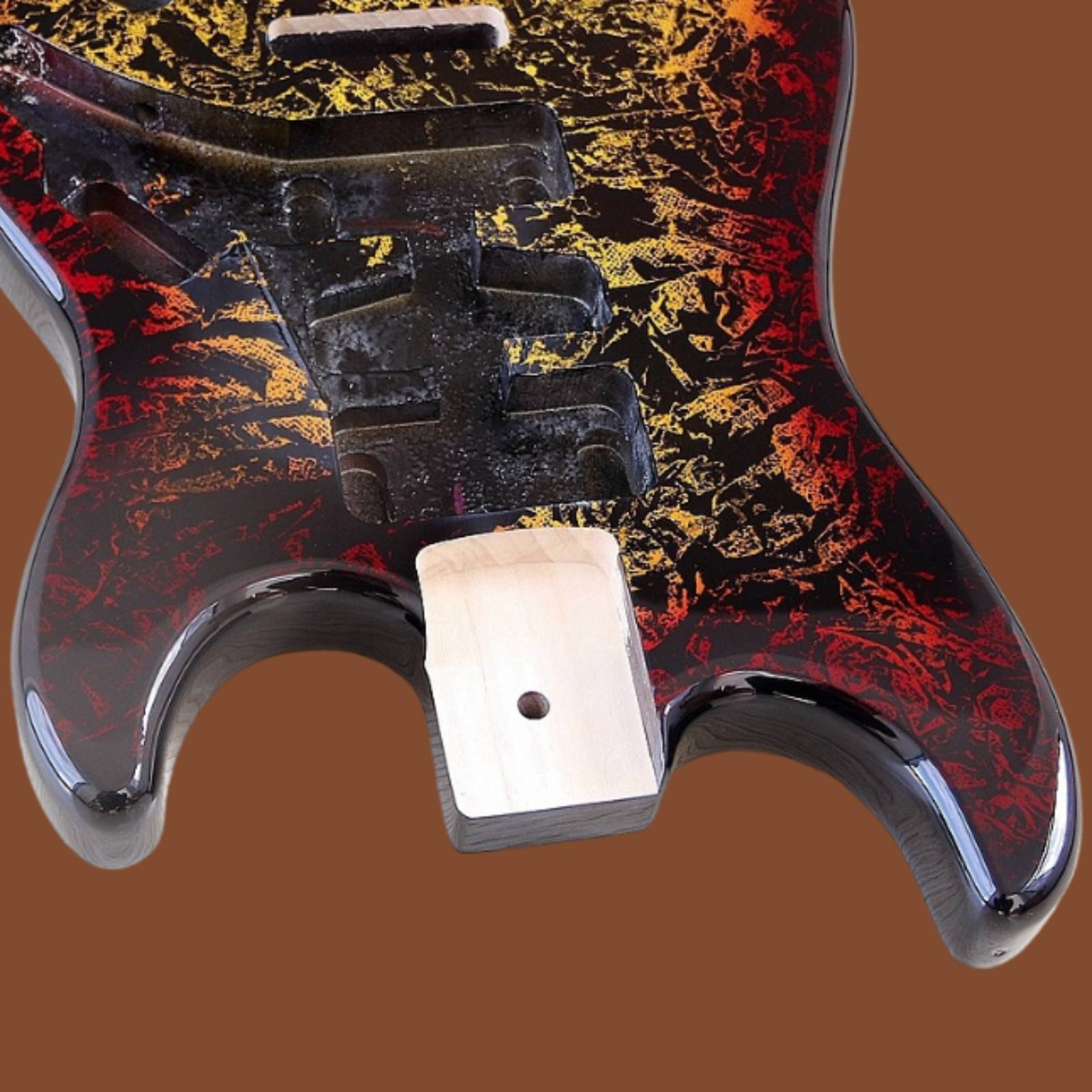 Electric Guitar Body Routed Ca - огляд і ціна Musical Instrument Diy