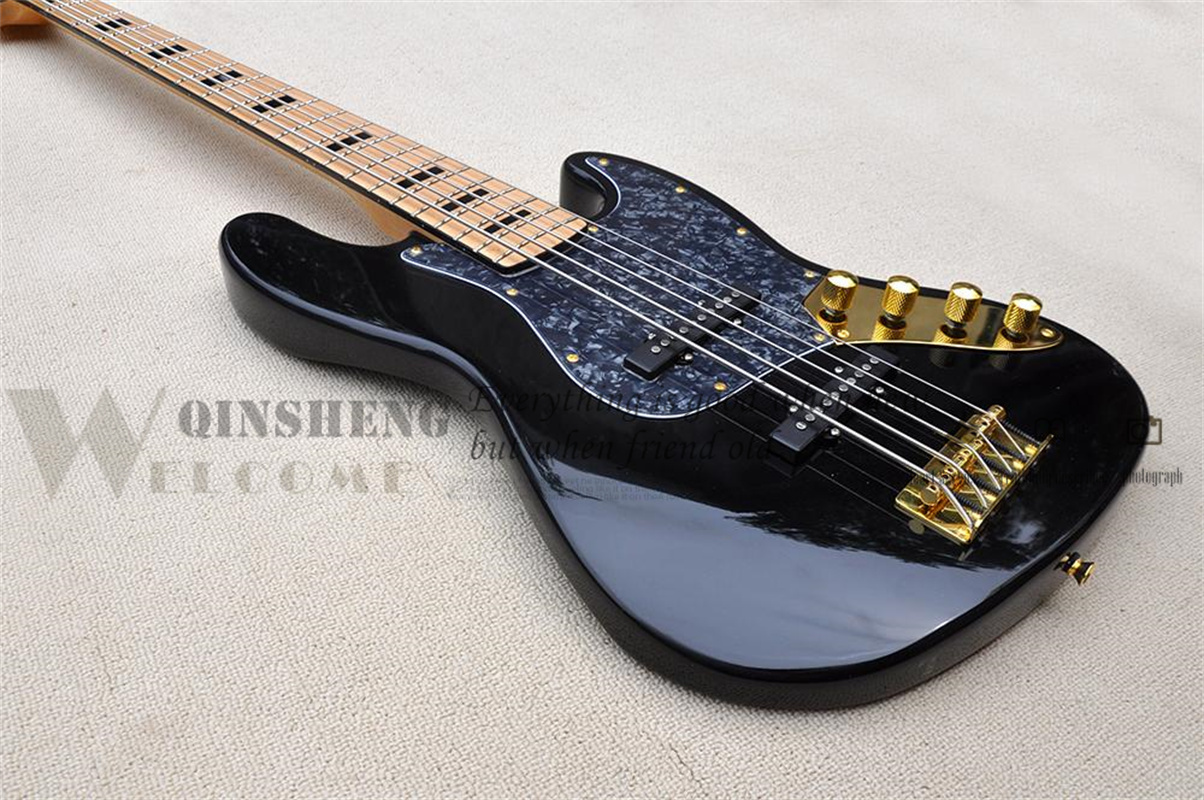 5 Strings Bass Guitar Jaz Blac - огляд і ціна Bass Guitar Fretless