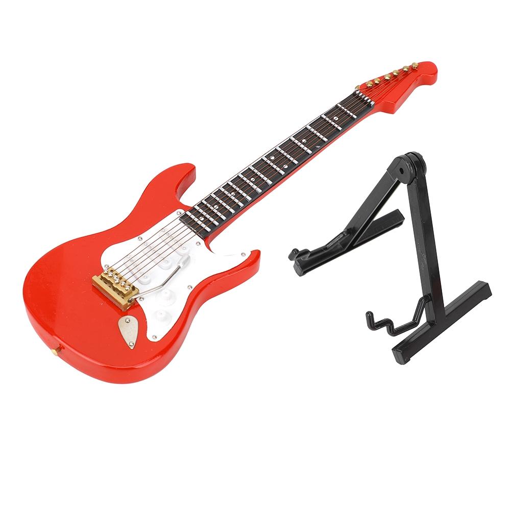 Miniature Red Electric Guitar  - огляд і ціна Musical Instrument With A
