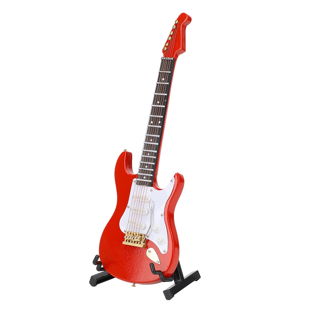 Miniature Red Electric Guitar  - огляд і ціна Musical Instrument With A