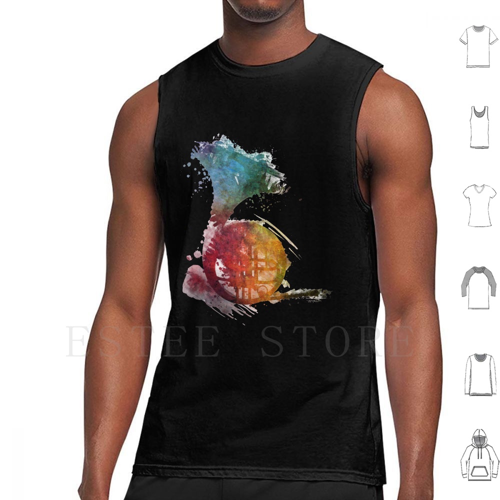 French Horn Watercolor Tank To - огляд і ціна Musical Instrument French
