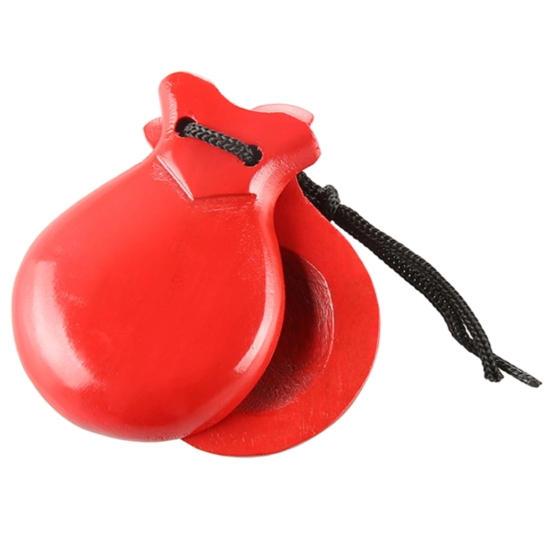 2 Pcs Wood Spanish Castanets F - огляд і ціна Castanet Flamenco