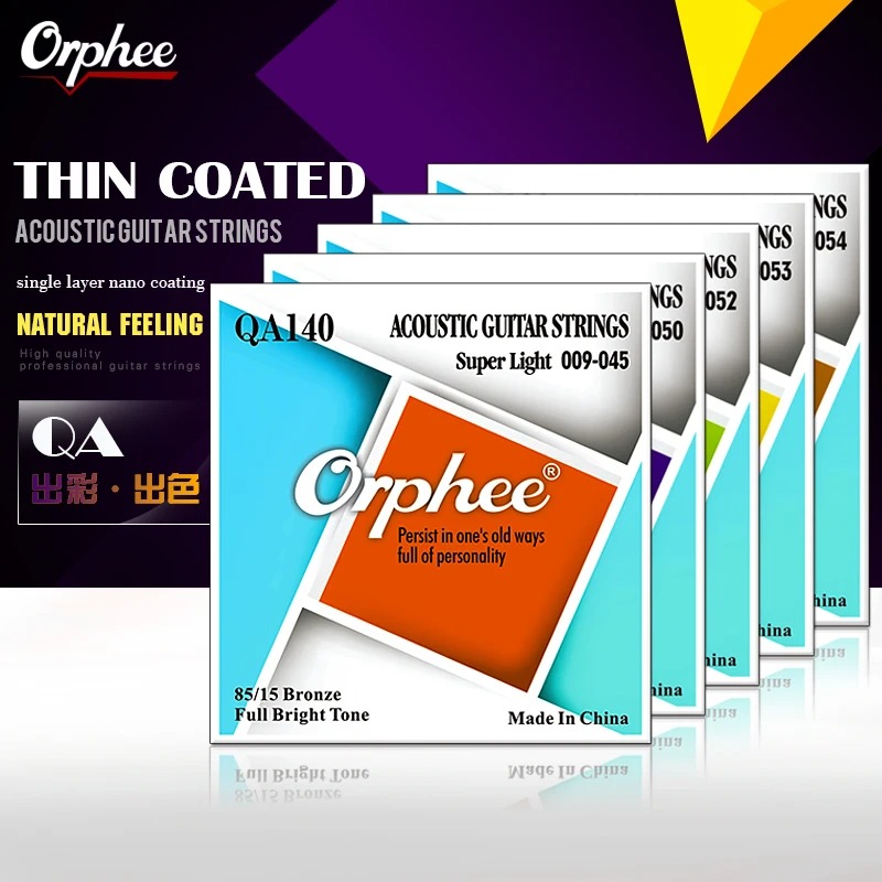 Orphee Acoustic Guitar Strings - огляд і ціна Musical Instrument Strings