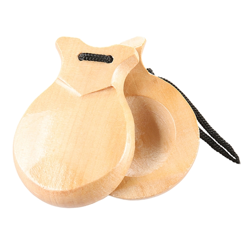 2 Pcs Wood Spanish Castanets F - огляд і ціна Castanet Flamenco