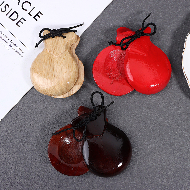 2Pcs Traditional Castanet Wood - огляд і ціна Castanet Flamenco