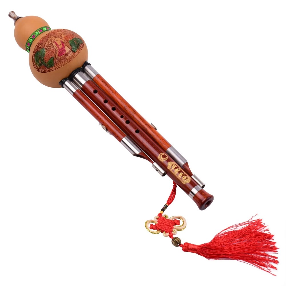 3-Tone C Key Hulusi Gourd Flut - огляд і ціна Musical Instrument With A