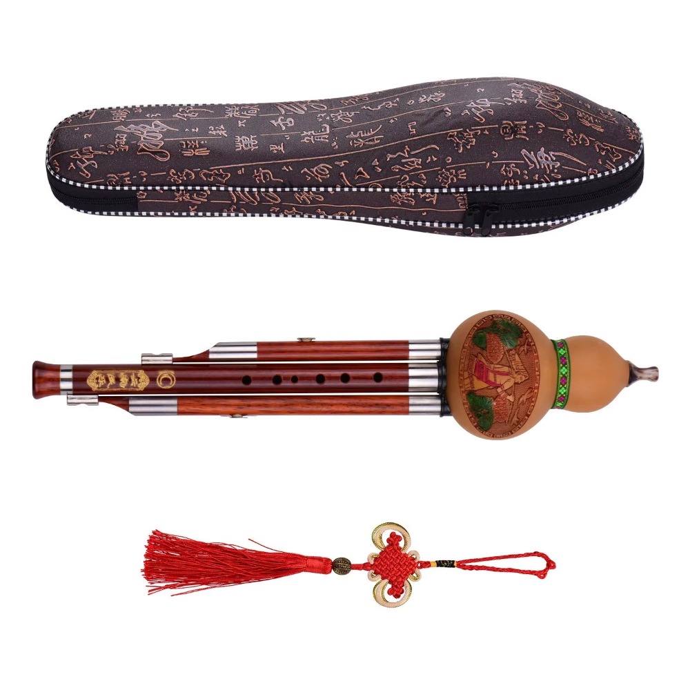 3-Tone C Key Hulusi Gourd Flut - огляд і ціна Musical Instrument With A