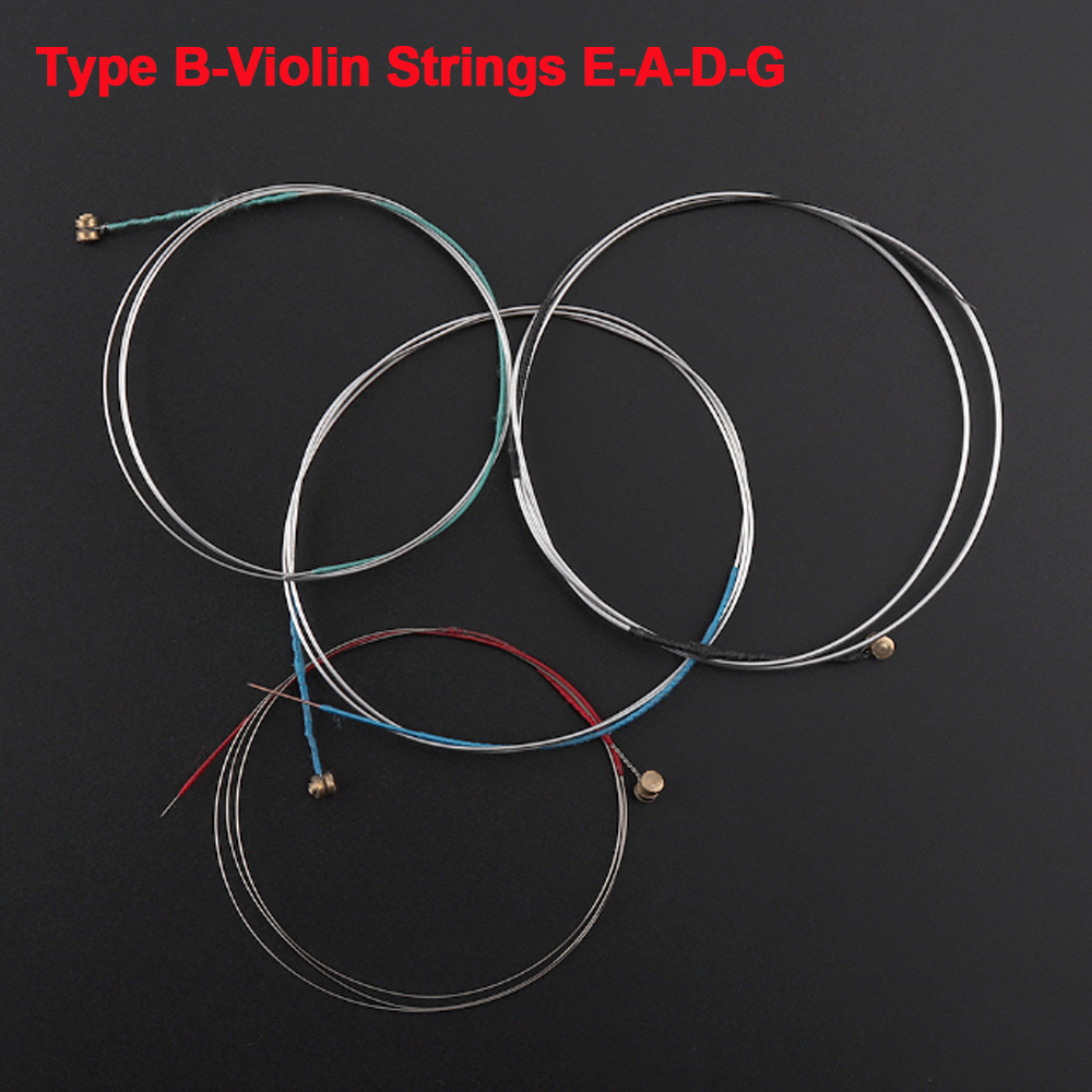 4pcs/set Violin Strings E-A-D- - огляд і ціна Violin Musical Instrument