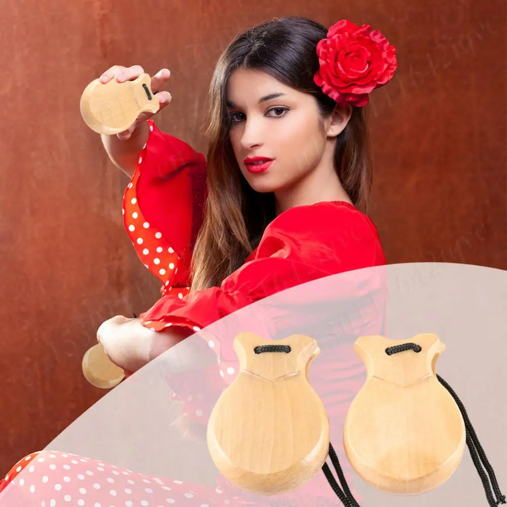 2/4Pc Traditional Castanets Wo - огляд і ціна Castanet Flamenco