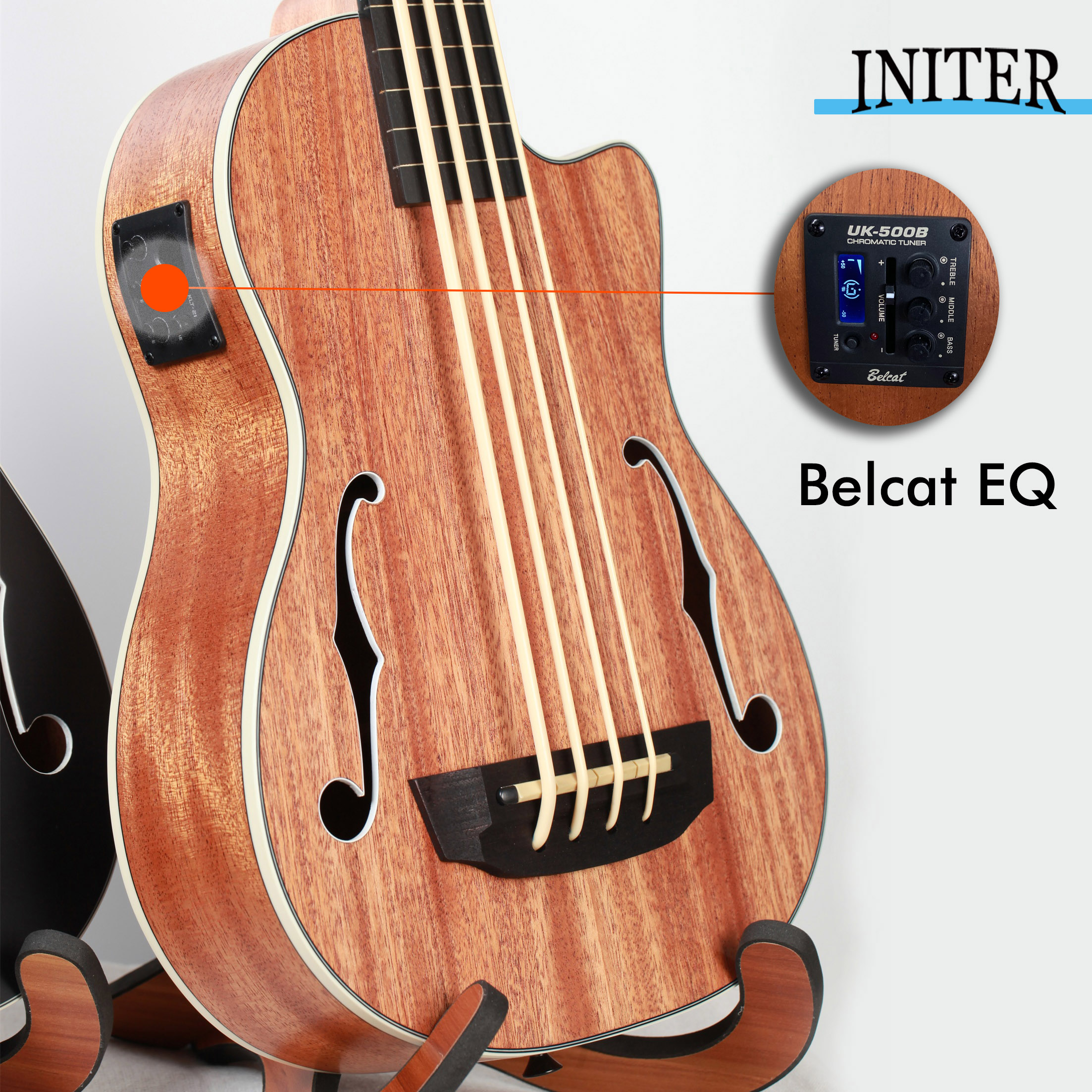 INITER 30 inches fretless/fret - огляд і ціна Bass Guitar Fretless