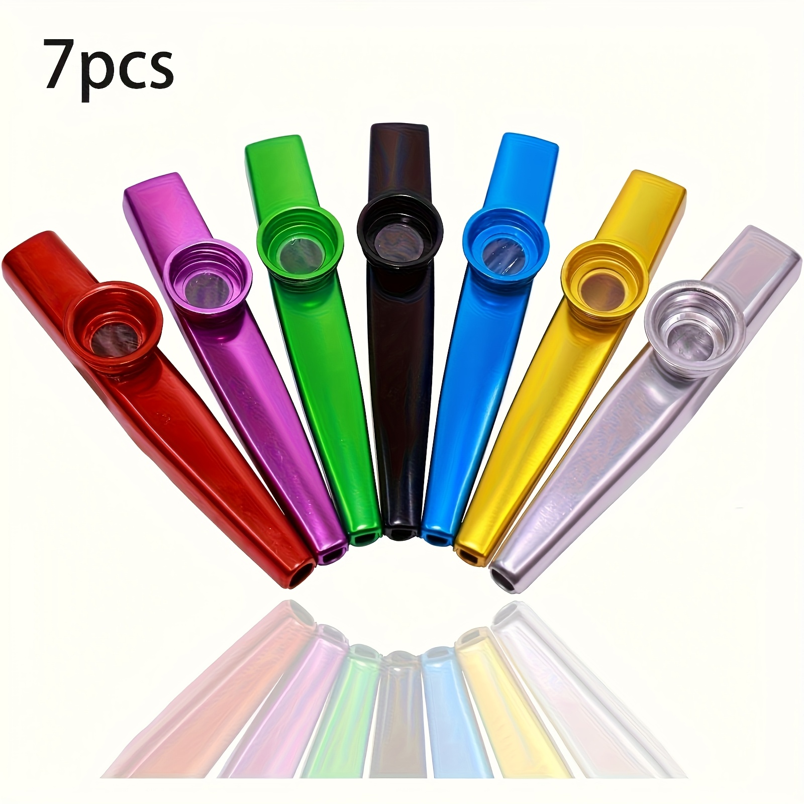 7pcs Metal Kazoos Simple Desig - огляд і ціна Violin Musical Instrument