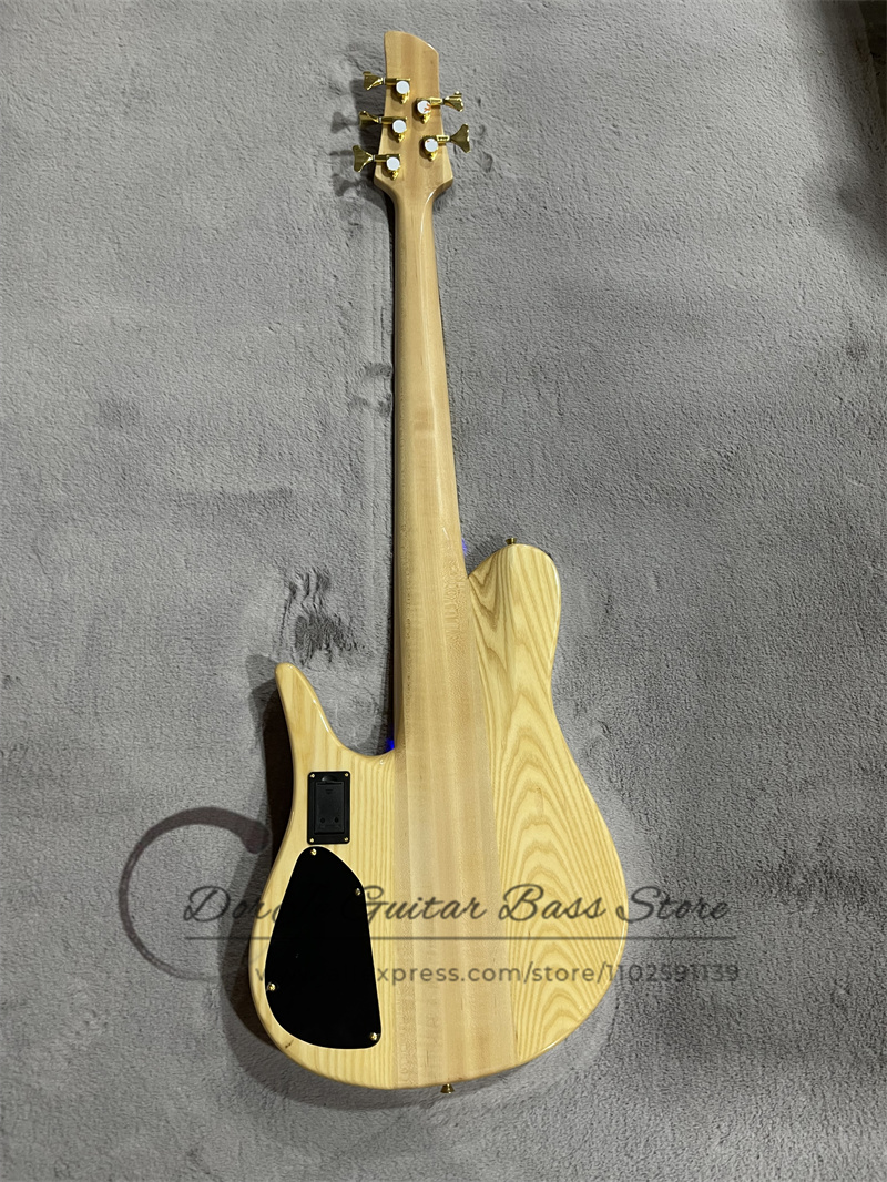 5 Strings Bass Guitar LED Inla - огляд і ціна Bass Guitar Fretless