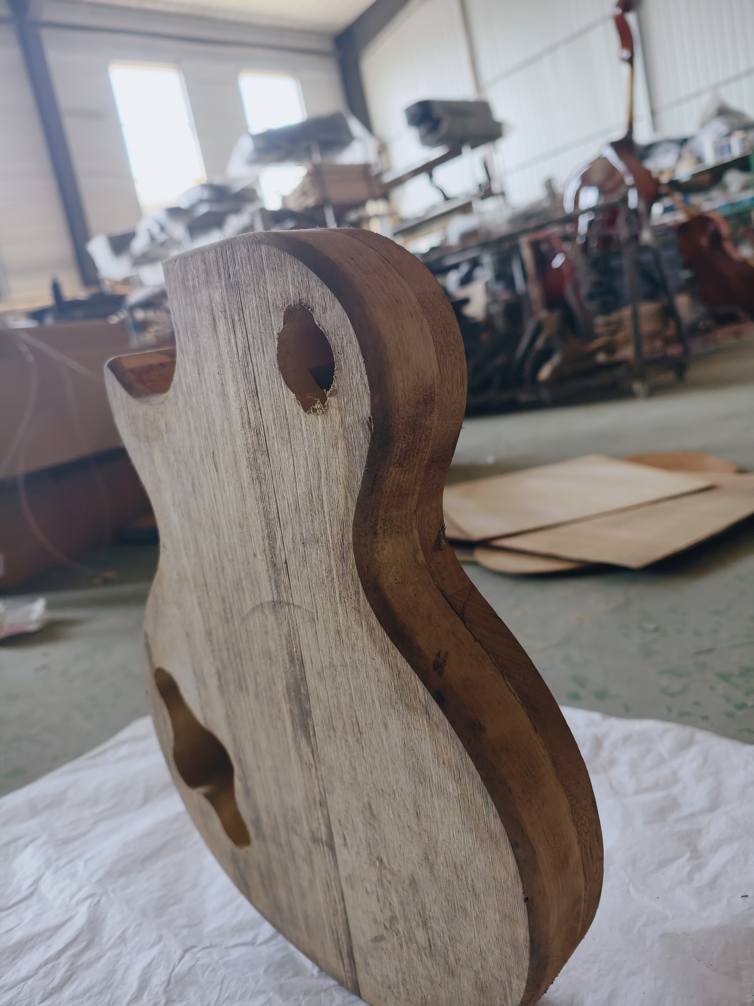 DIY Unfinished Electric Guitar - огляд і ціна Bass Guitar Fretless