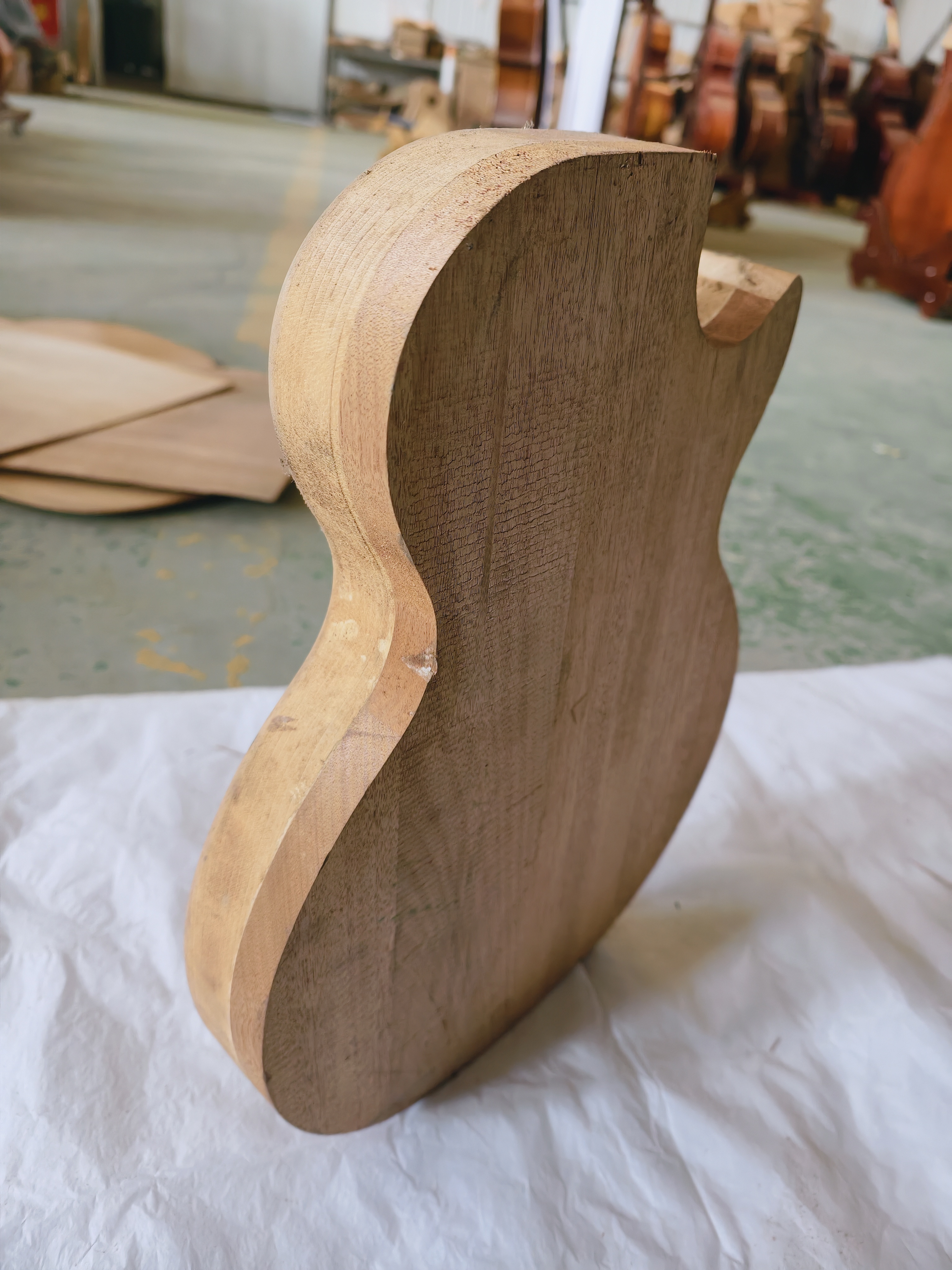 DIY Unfinished Electric Guitar - огляд і ціна Bass Guitar Fretless