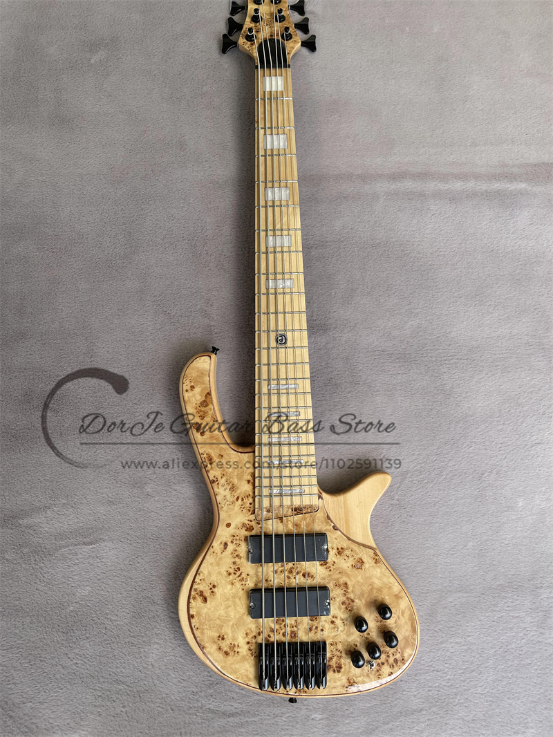 6 Strings Bass Guitar deOl Bas - огляд і ціна Bass Guitar Fretless