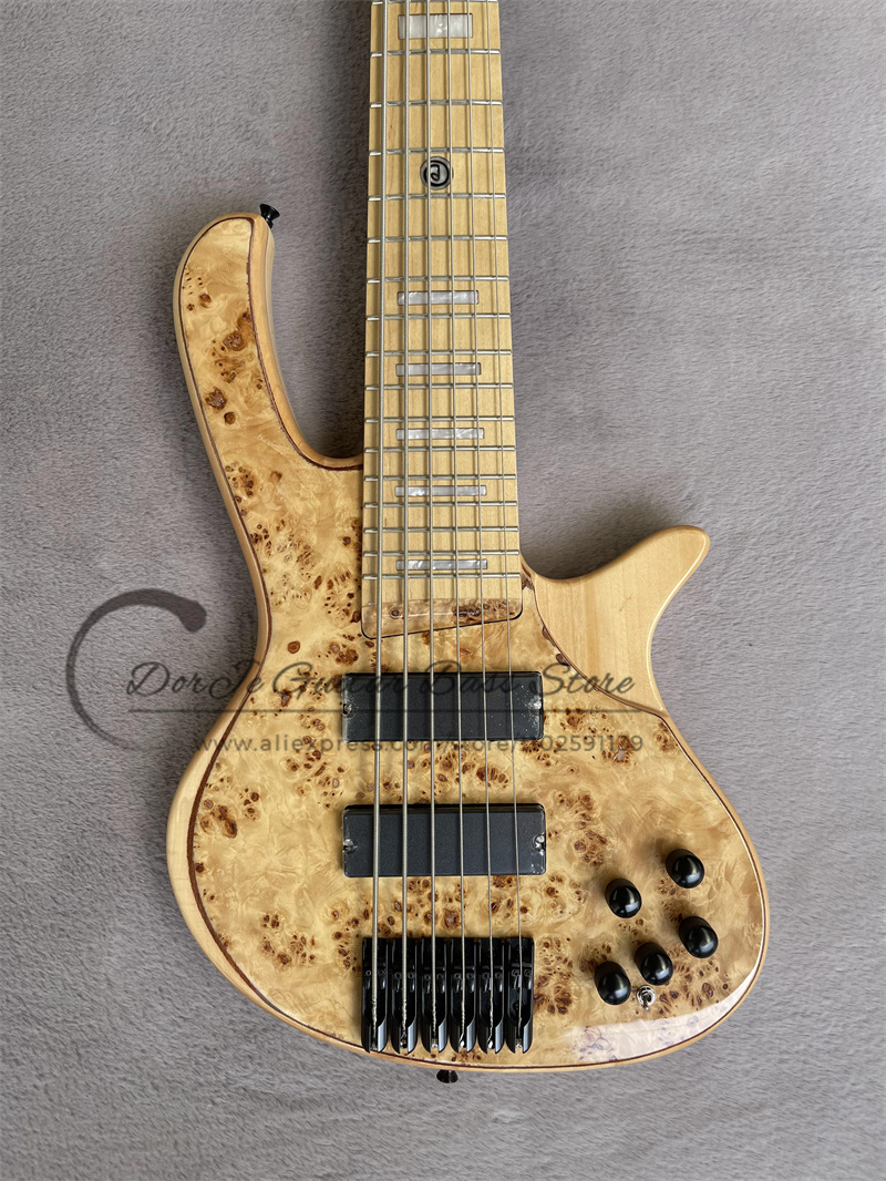 6 Strings Bass Guitar deOl Bas - огляд і ціна Bass Guitar Fretless