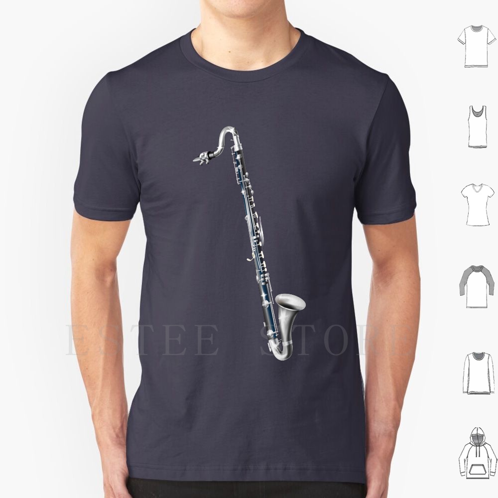 Bass Clarinet T Shirt Men Cott - огляд і ціна Musical Instrument In Orchestra