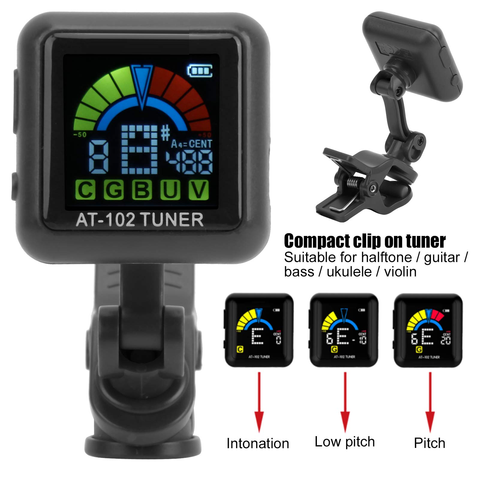 Aroma Guitar Tuner, Violin Tun - огляд і ціна Violin Musical Instrument