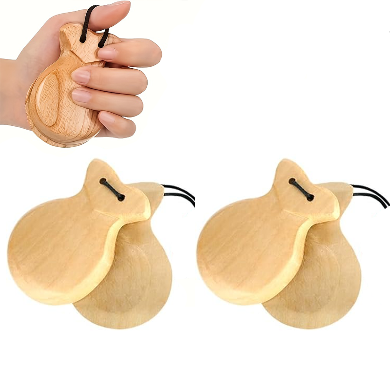 2 Pack Spanish Castanets Flame - огляд і ціна Castanet Flamenco