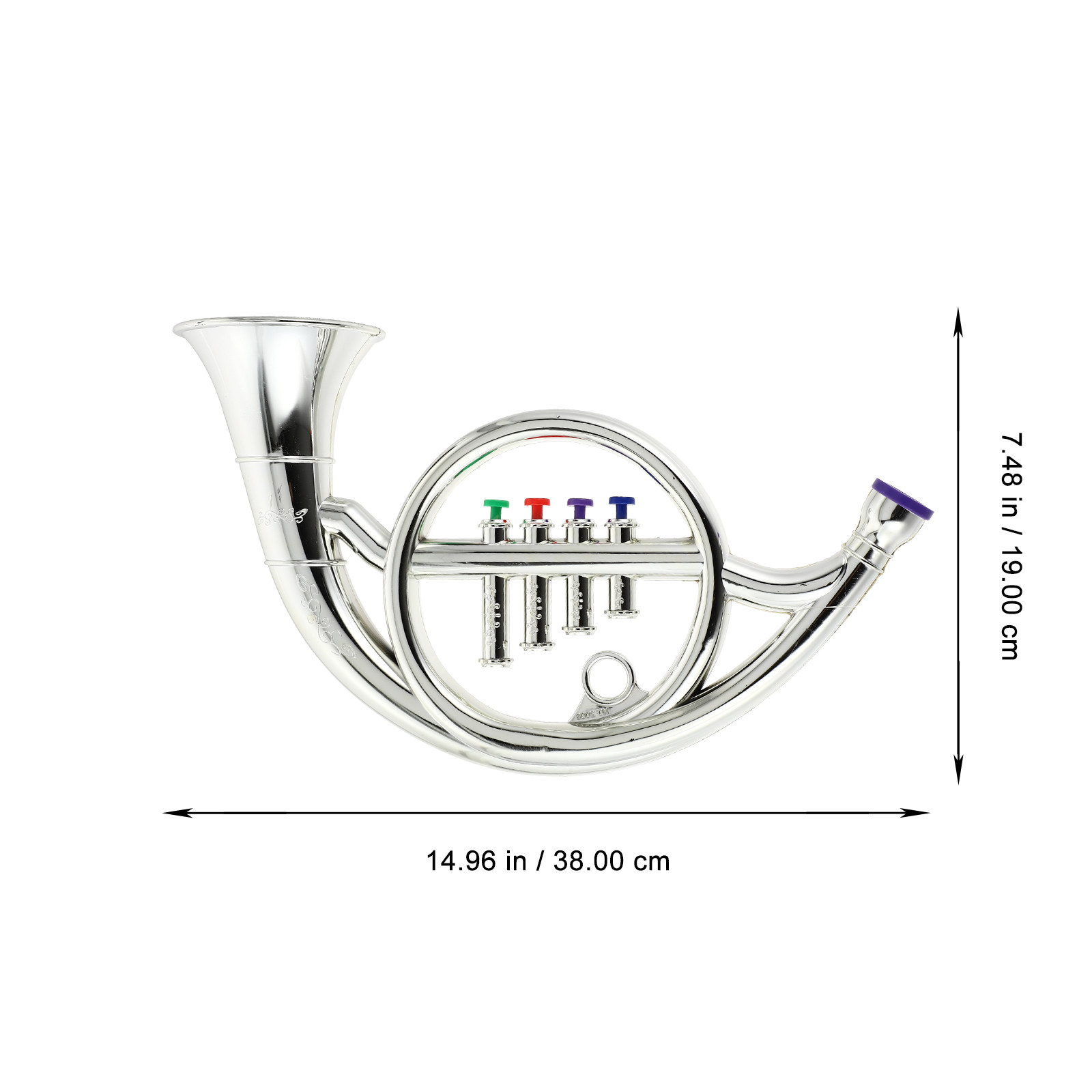 1Pcs French Horn Simulated Per - огляд і ціна Musical Instrument French