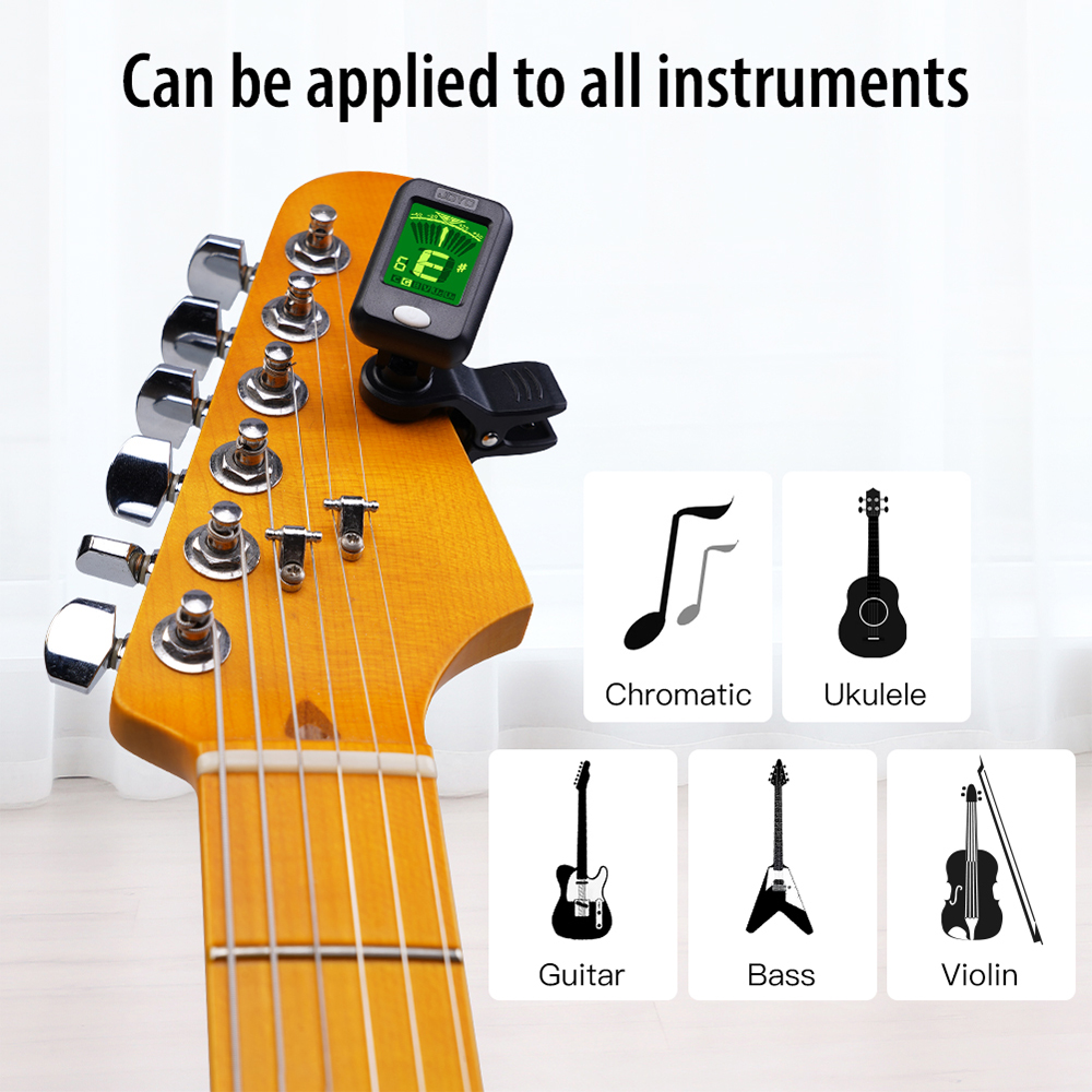 JOYO JT-09 Guitar Tuner Clip-o - огляд і ціна Violin Musical Instrument