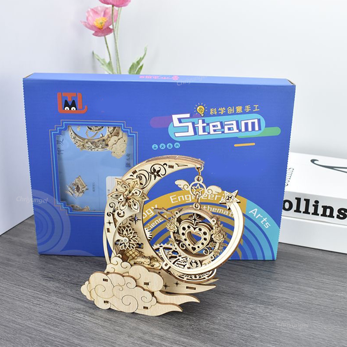 3D Wooden Puzzle Moon Star Mod - огляд і ціна Musical Instrument Diy