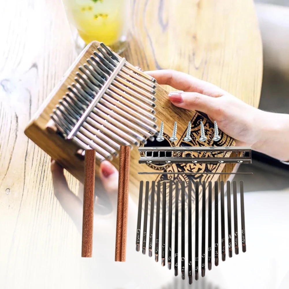 DIY 17 Tone Kalimba Keys Tines - огляд і ціна Musical Instrument Diy