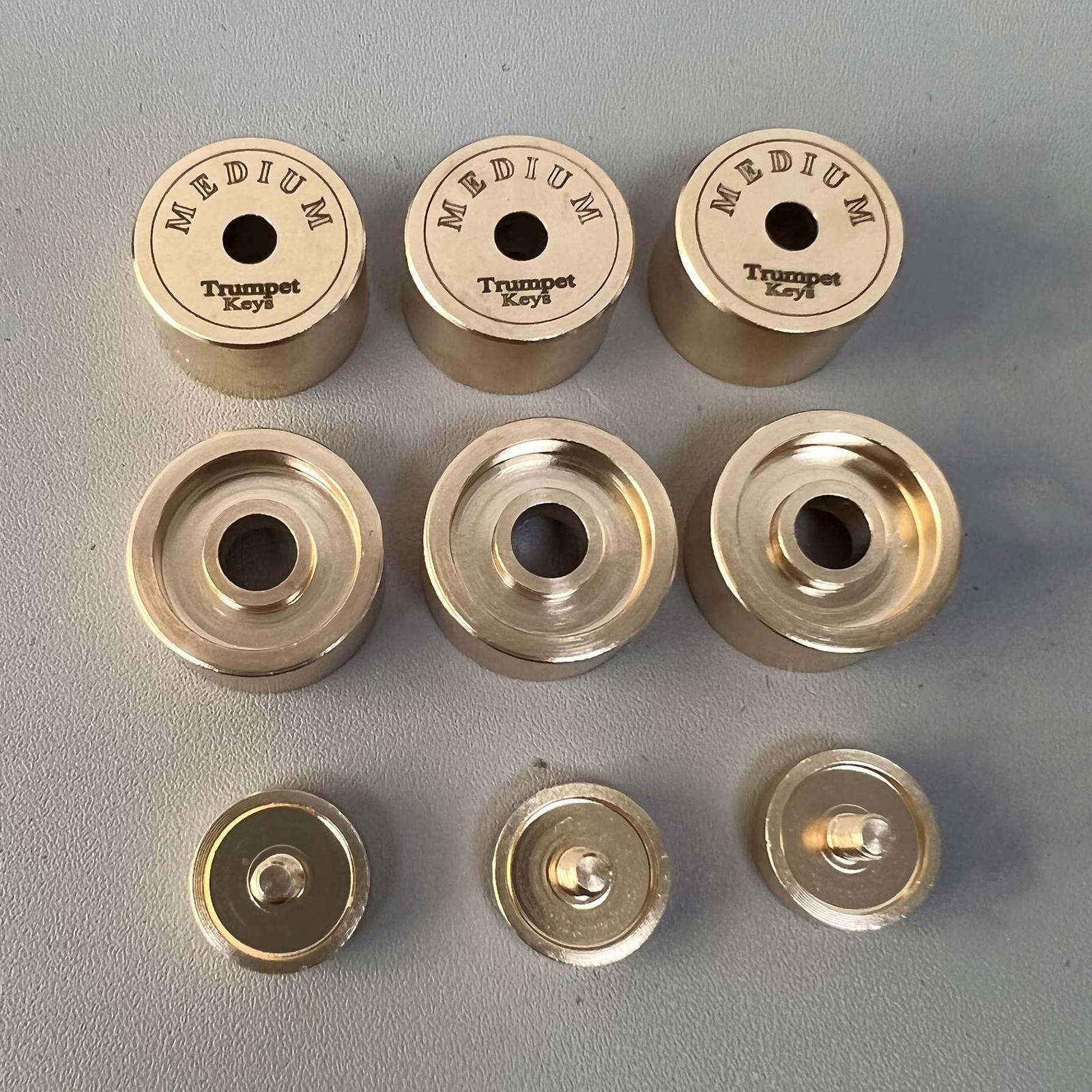 9Pcs Trumpet Valve Caps - Heav - огляд і ціна Musical Instrument Repairs