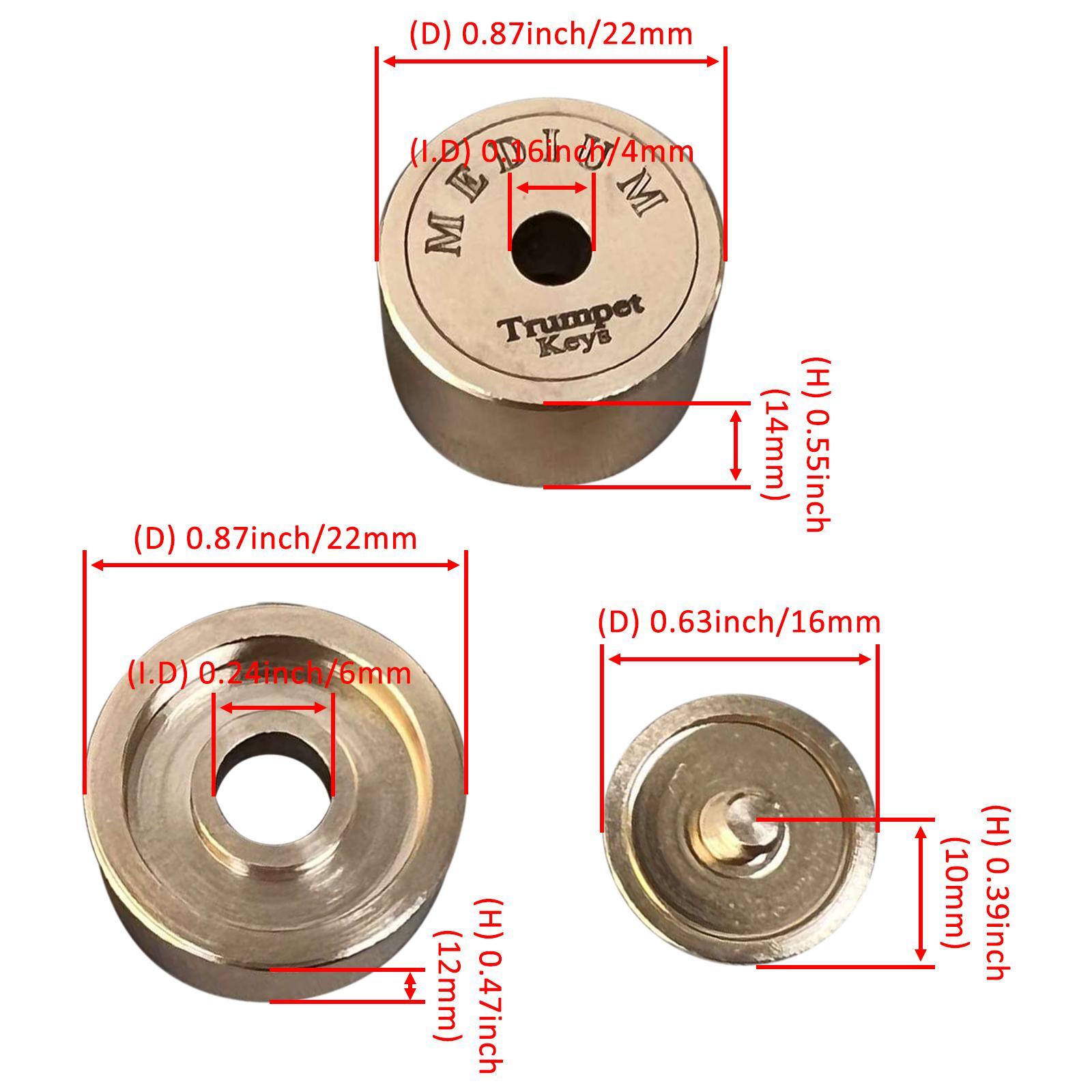9Pcs Trumpet Valve Caps - Heav - огляд і ціна Musical Instrument Repairs