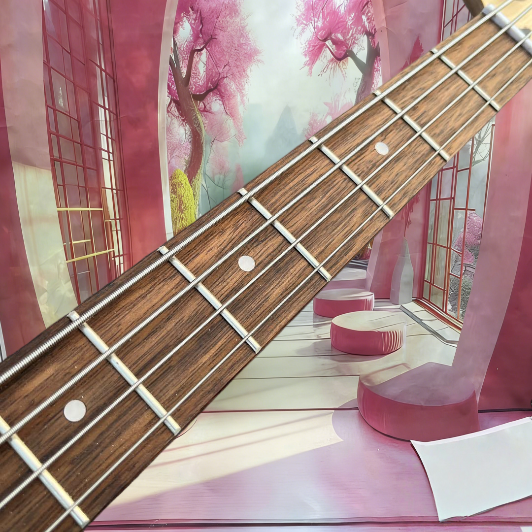Free Shipping Gray Black Pickg - огляд і ціна Bass Guitar Fretless
