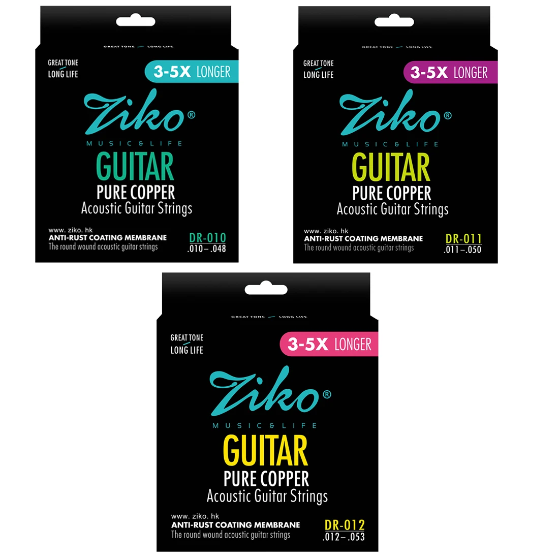 ZIKO Acoustic Guitar String Re - огляд і ціна Musical Instrument Strings