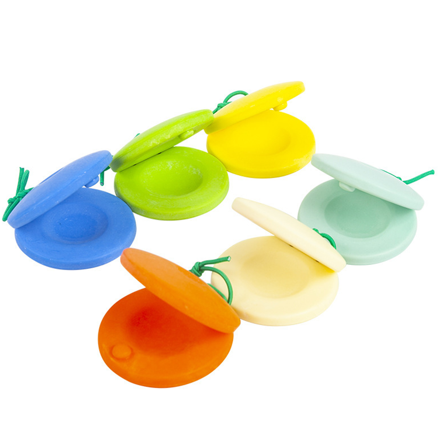 3pcs Wooden Castanets Orff Per - огляд і ціна Castanet Flamenco