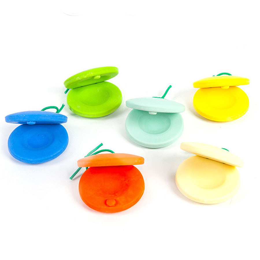 3pcs Wooden Castanets Orff Per - огляд і ціна Castanet Flamenco